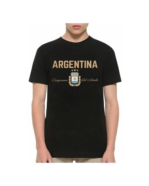 Dream Shirts Футболка DreamShirts Сборная Аргентины Черная S