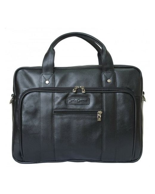 Carlo Gattini кожаная сумка для ноутбука Rivoli 1004-01 black