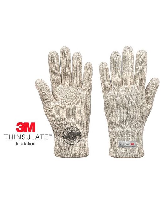 3M™ Зимние шерстяные перчатки Иней с утеплителем 3M Тинсулейт Thinsulate 10 размер