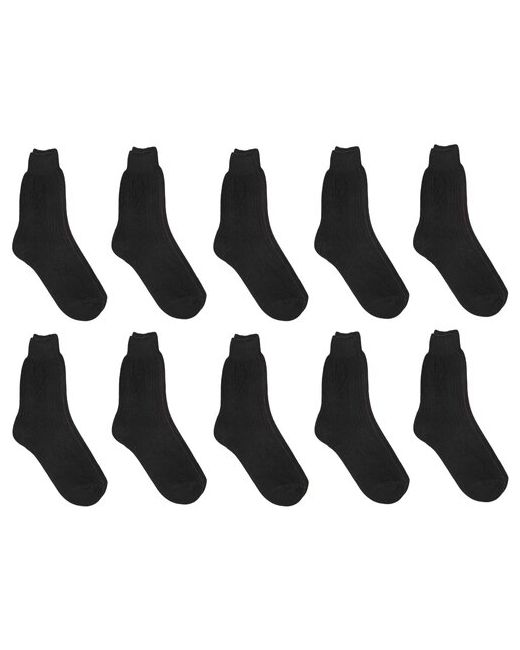 Likeviz Носки набор 10 пар/31 размер/45-46 размер/Носки черные/Носки длинные/Носки высокие/Носки повседневные
