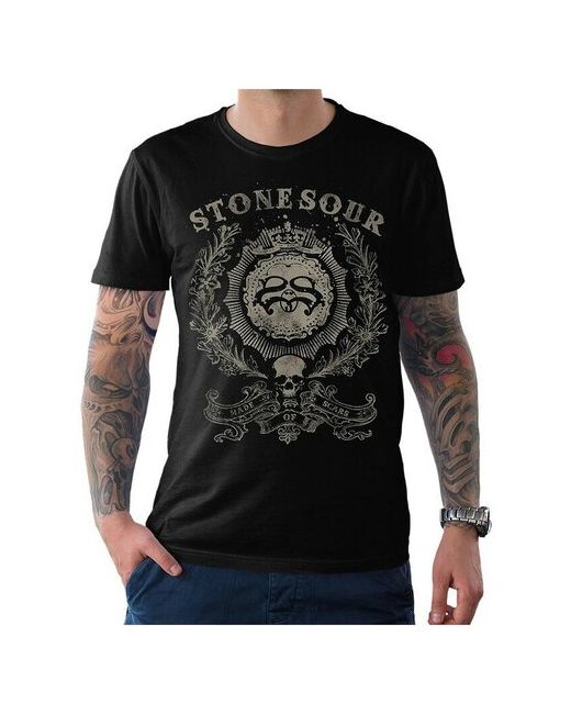 Dream Shirts Футболка с принтом Stone Sour Черная 3XL