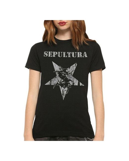 Dream Shirts Футболка с принтом Sepultura Черная 2XL
