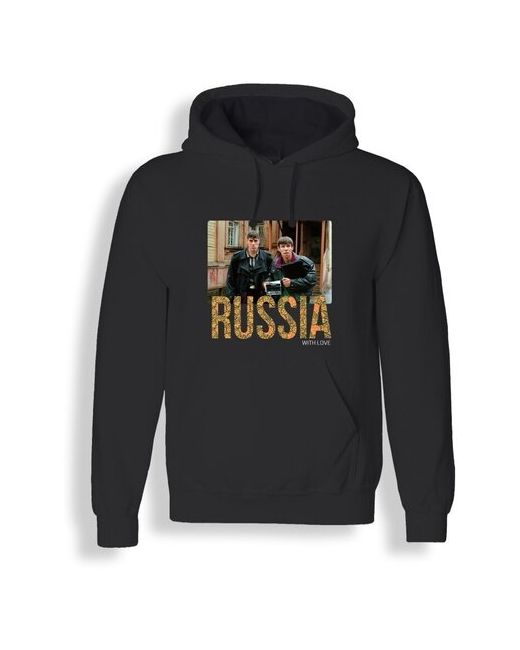 Сувенир Shop Худи СувенирShop Russia with love/Жмурки/Балабанов Черное M