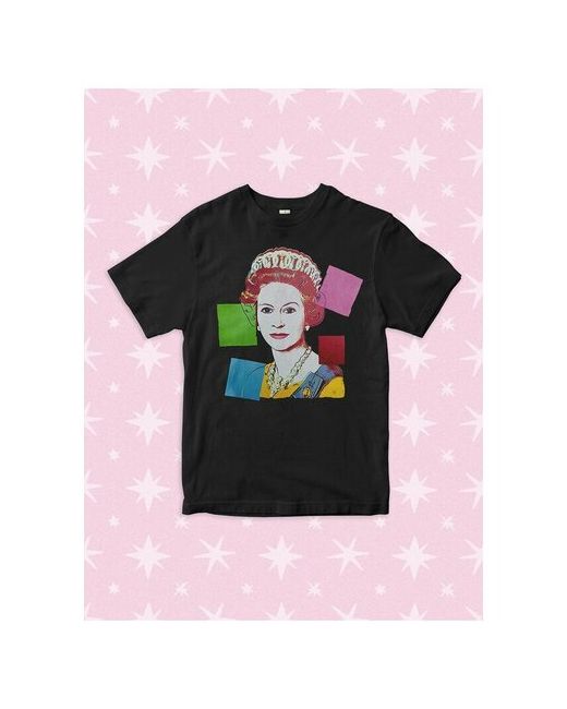 Dream Shirts Футболка с принтом Королева Елизавета Черная S