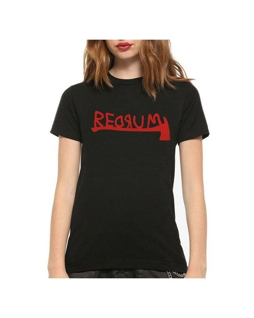 Dream Shirts Футболка с принтом Redrum Черная 3XL