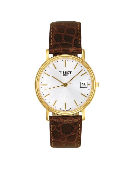 Tissot T52.5.411.31 швейцарские наручные часы с апертурой даты