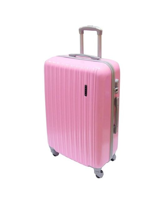 Tevin Чемодан на колесах дорожный большой семейный багаж для путешествий l Тевин размер Л 73 см 105 л легкий 3.8 кг прочный поликарбонат Коричневый