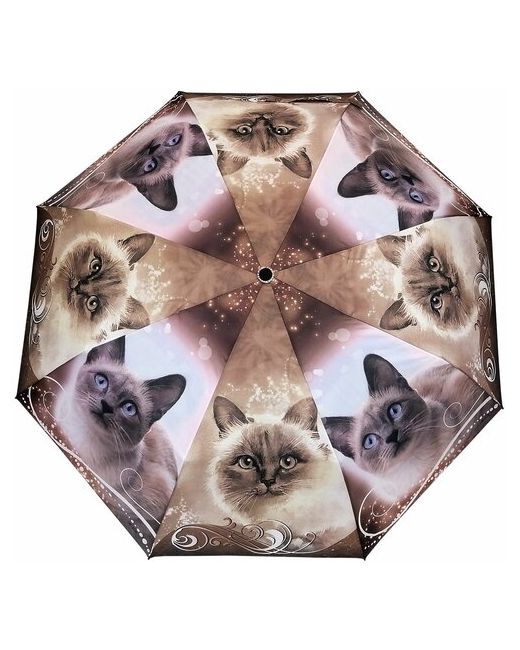 Baolizi зонт Коты полуавтомат 3 сл. арт.3024В