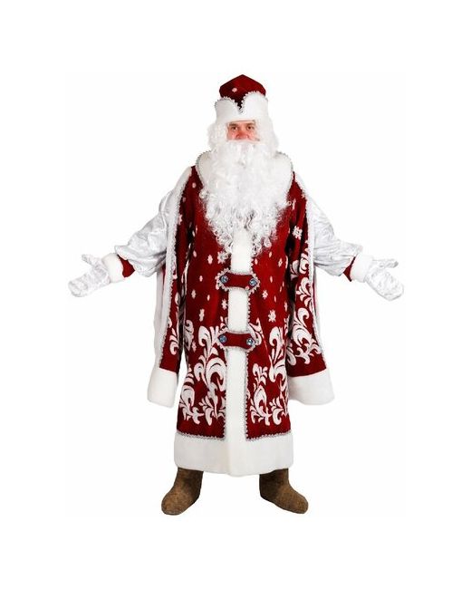 Elite CLASSIC Карнавальный костюм взрослый Дед Мороз Царский 16303 54-56