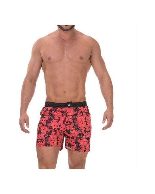 Barcode Berlin Пляжные шорты плавки Swim 013 Red/Black Размер L