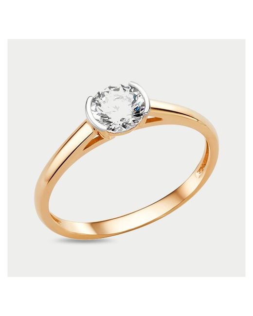 Gold Center Помолвочное кольцо для из розового золота 585 пробы с фианитами арт. 011511-1102 17 166 4500000523586