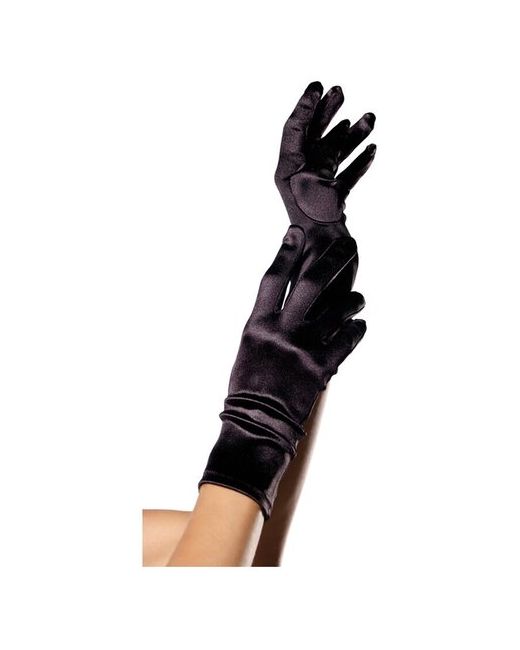 Leg Avenue Атласные перчатки Кристина Wrist Length Satin Gloves OS