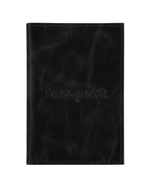Brauberg Обложка для паспорта натуральная кожа пулап Passport кожаные карманы черная 238198