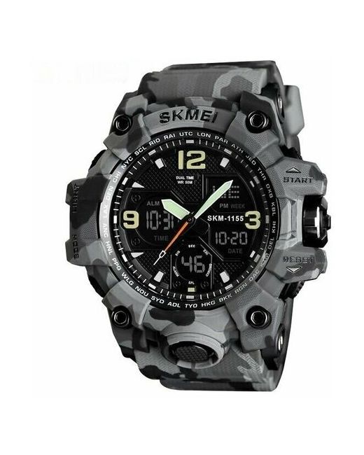 Skmei Спортивные часы Часы наручные водонепроницаемые и ударопрочные. 1155В милитари-
