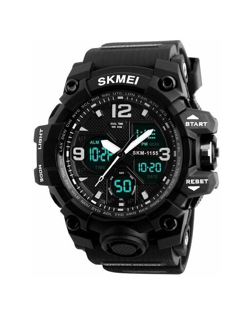 Skmei Спортивные часы Часы наручные водонепроницаемые и ударопрочные. 1155В