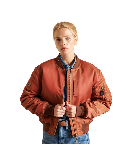 Superdry Повседневная куртка артикул W5010916A 11M Burnt Orange Размер 10