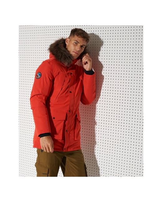 Superdry Утепленная куртка артикул MS110025A OMG Apple Red Размер S