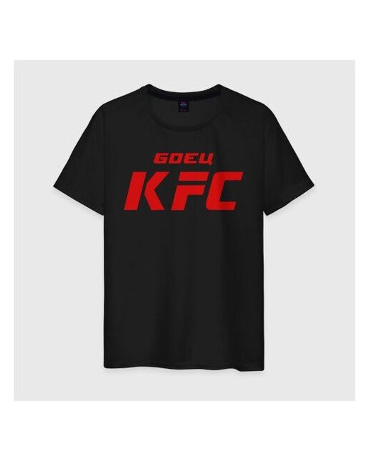 Uzcotton футболка хлопок Боец KFC