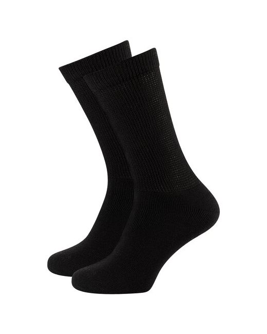 Norfolk Socks Носки высокие с широкой резинкойPeter 2пары черные Norfolk размер 39-42