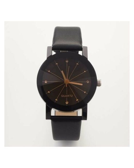 ProMarket Часы наручные Грань d-3.1 см черные 1 шт.