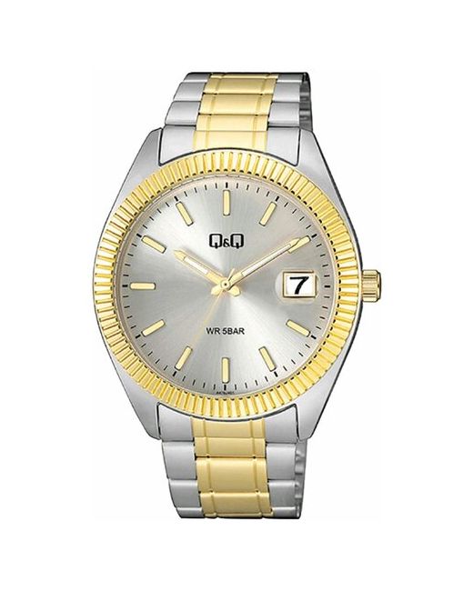 Q&Q A476-401 кварцевые наручные часы с крупной апертурой даты
