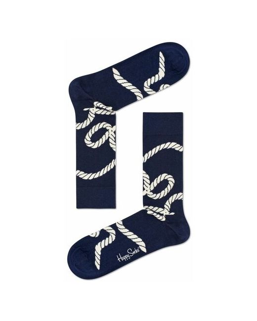 Happy Socks Носки унисекс Rope Sock с принтом в виде канатов темно 29