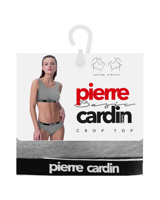 Pierre Cardin. Топ женский спортивный укороченный PC17005 L