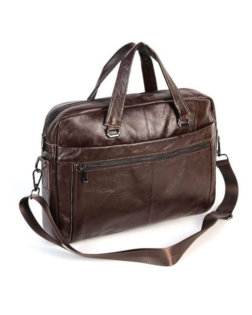 Piove Мужская кожаная сумка-портфель 9021 Браун