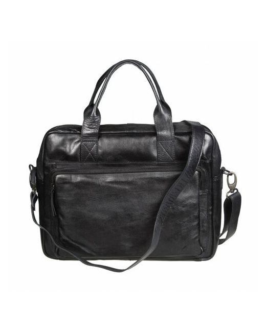 Gianni Conti кожаная бизнес-сумка 4101266 black