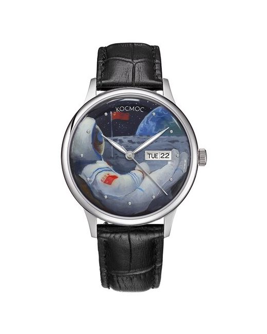 Космос Уникальные часы K 043.1 Космонавт на Луне