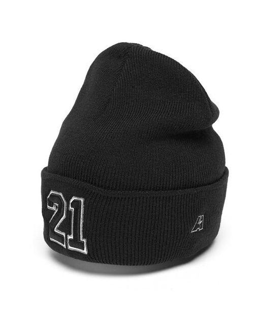 Atributika &amp; Club™ Шапка с номером 21 черная номерная шапка цифрами Два один отворотом атрибутика и клуб