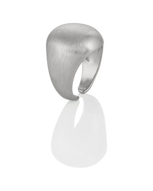 Balalaika Массивное кольцо из матового металла с посеребрением