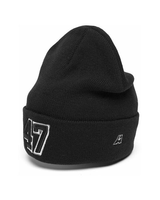 Atributika &amp; Club™ Шапка с номером 47 черная номерная шапка цифрами Четыре семь отворотом атрибутика и клуб