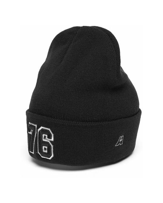 Atributika &amp; Club™ Шапка с номером 76 черная номерная шапка цифрами Семь шесть отворотом атрибутика и клуб