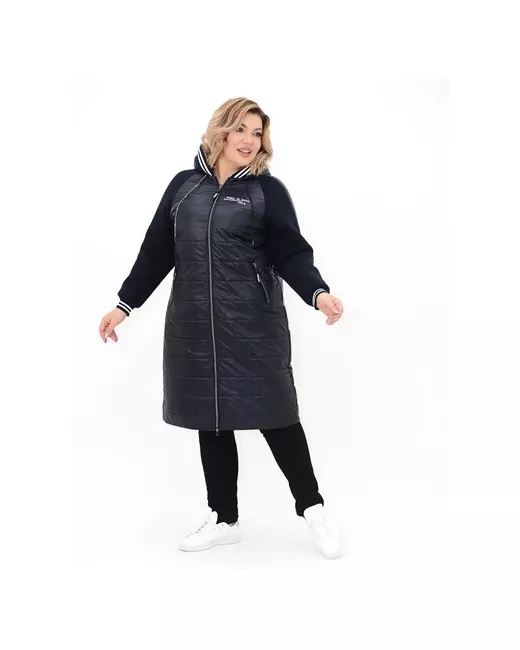 Karmel Style Пальто демисезонное кармельстиль осеннее весеннее пальто спортивное легкое стеганное большие размеры 66 размер