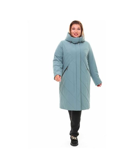 Karmel Style Пальто зимнее кармельстиль с капюшоном зима бирюзовое пальто мята цветное цвета