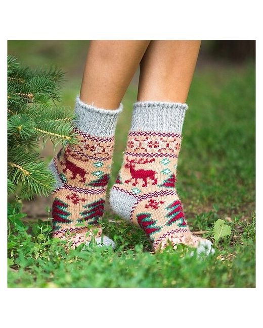 Бабушкины носки Носки зимние шерстяные N6R85-2