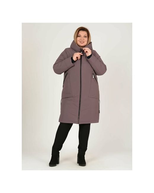 Karmel Style Пальто кармельстиль зимнее пальто с капюшоном большие размеры