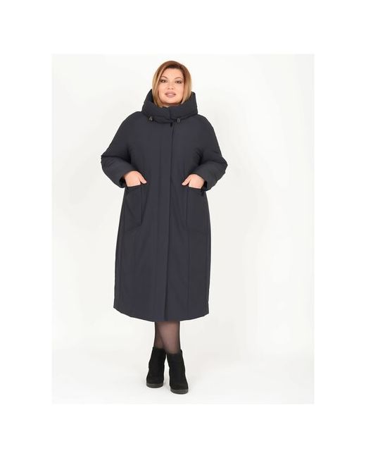 Karmel Style Пальто осеннее кармельстиль большие размеры длинное пальто с капюшоном демисезонное