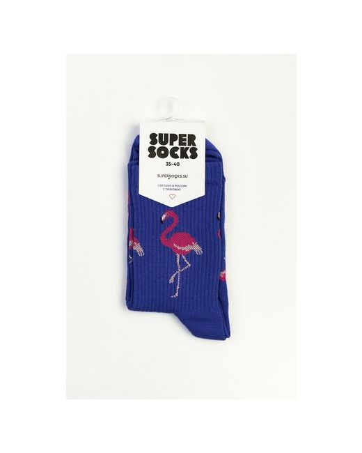 Super socks Носки с принтом Фламинго