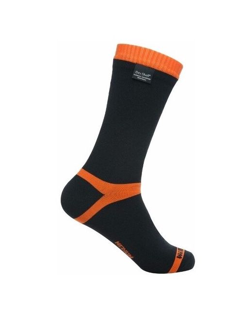 DexShell Водонепроницаемые носки Hytherm Pro DS634 с шерстью черно-оранжевый 31 размер обуви 47-49