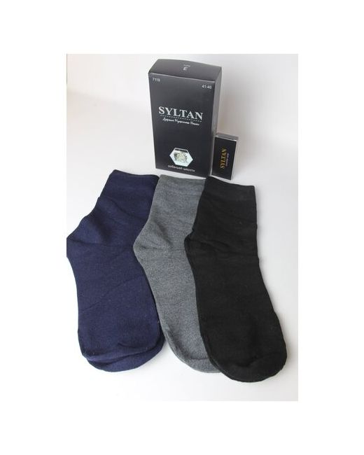 syltan Комплект мужских носков 7119 из собачьей шерсти 3 пары размер 41-46