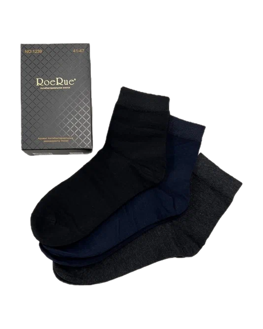 RoeRue носки размер 41-47 темно-синий/темно-/черный