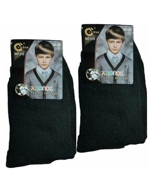 Софья Термоноски подростковые носки набор теплые 36-40 размер. Комплект 2 пары