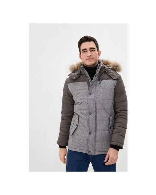 Baon Куртка с мехом из комбинированных материалов размер 4XL