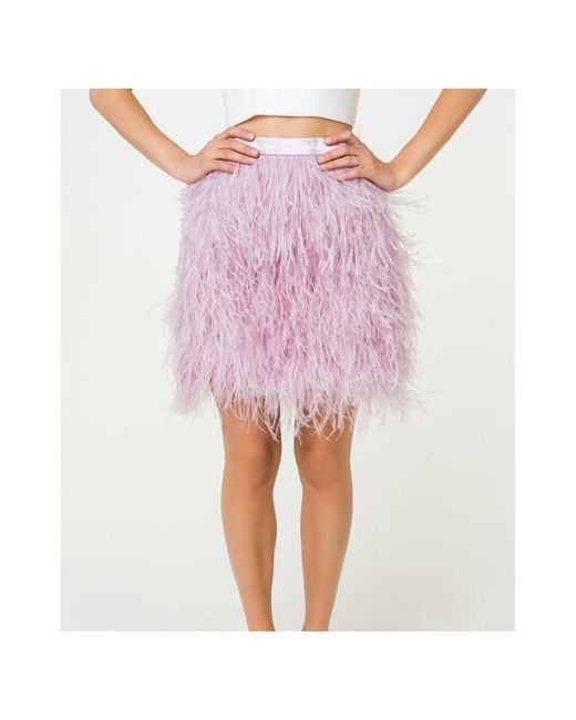 T-Skirt Мини юбка из страусиных перьев SS17-01-0367-FS 40