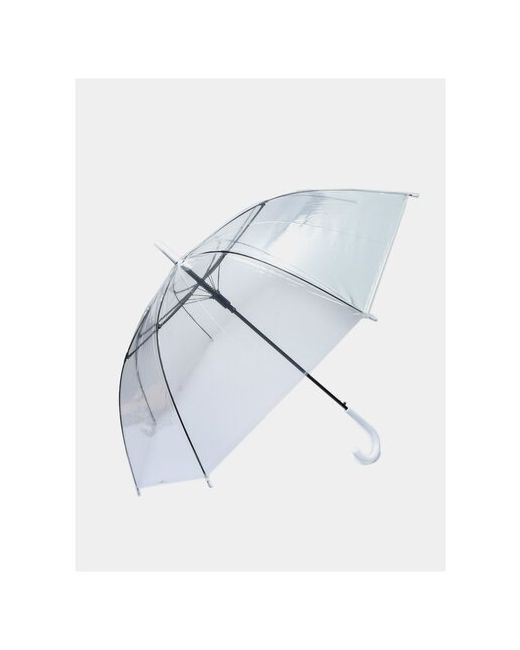 Style Зонт-трость Прозрачный с широким куполом диаметр 96 см