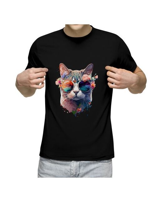 US Basic футболка Яркий кот M