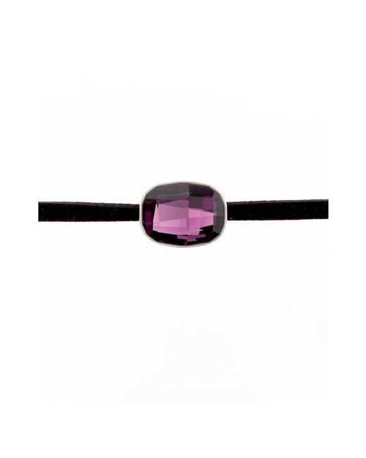 Xuping Jewelry Бархотка чокер на шею с бордовым кристаллом Advanced Crystal Ксюпинг