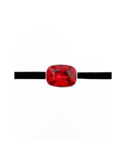 Xuping Jewelry Бархотка чокер на шею с красным кристаллом Advanced Crystal Ксюпинг